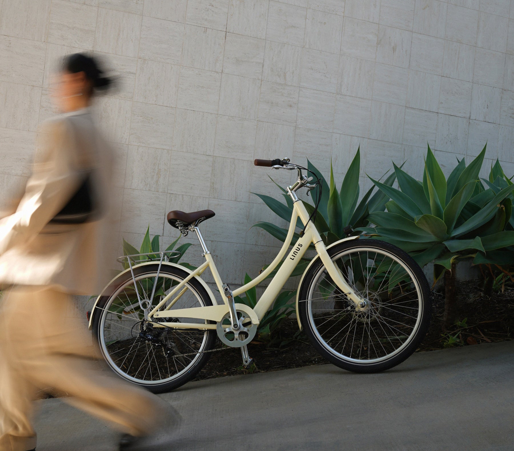 electric bike parked