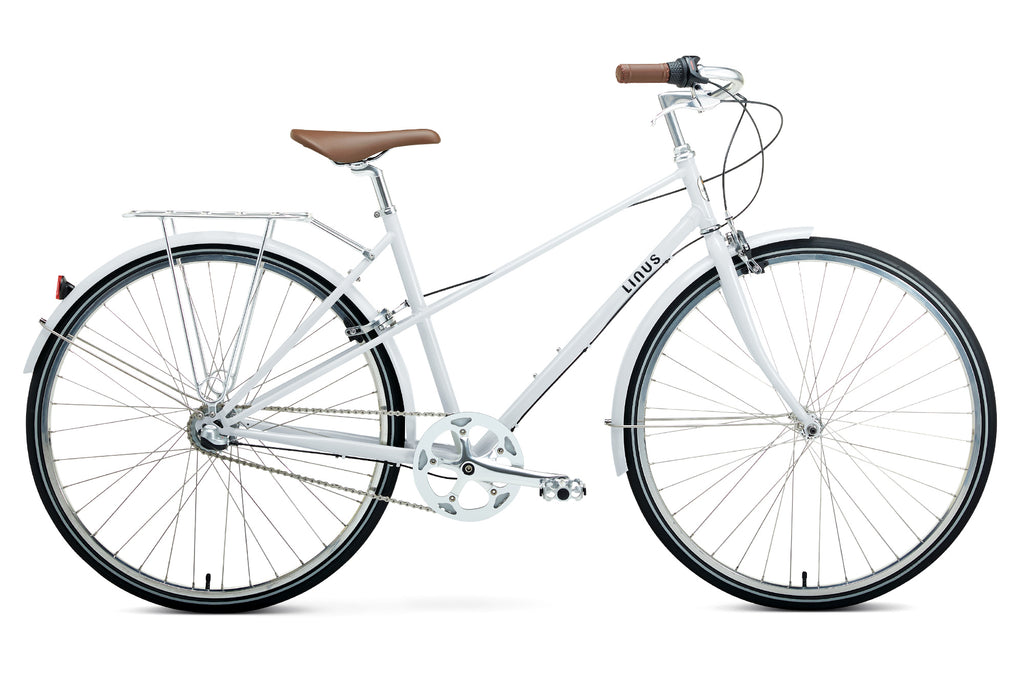 Mixte 3i City bikes in White Blue Black Linus Bike