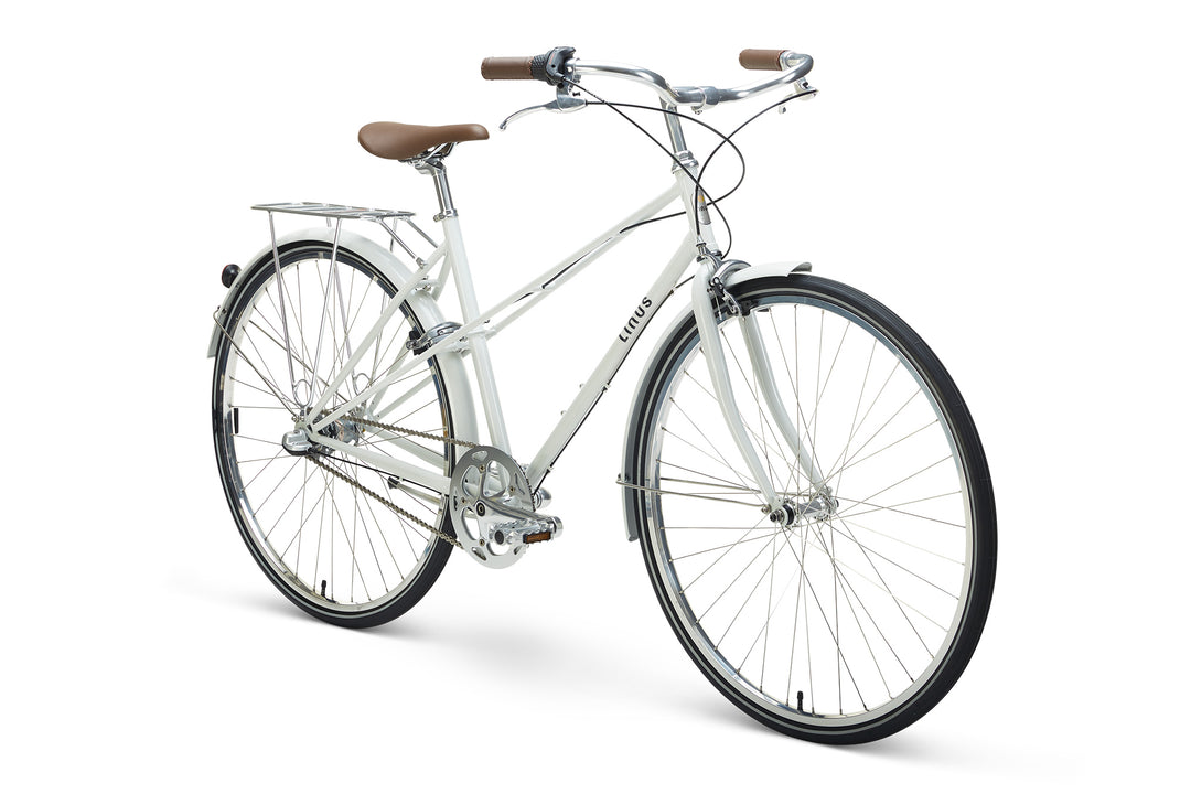 【ギフト】 White, in bikes City 3i, Mixte Blue Linus – Black & 自転車本体