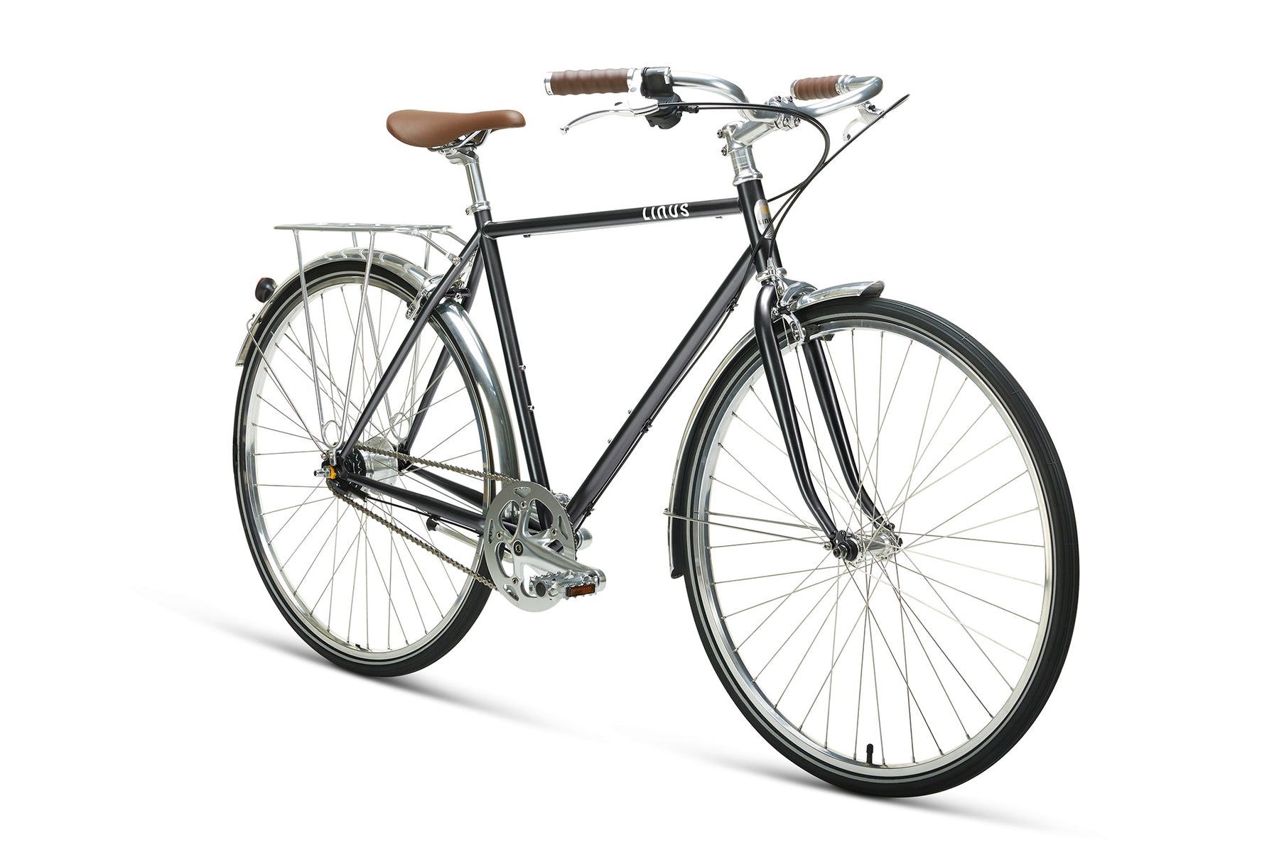 Linus Roadster 7i Heritage City Bike Green Meteor Linus Bike